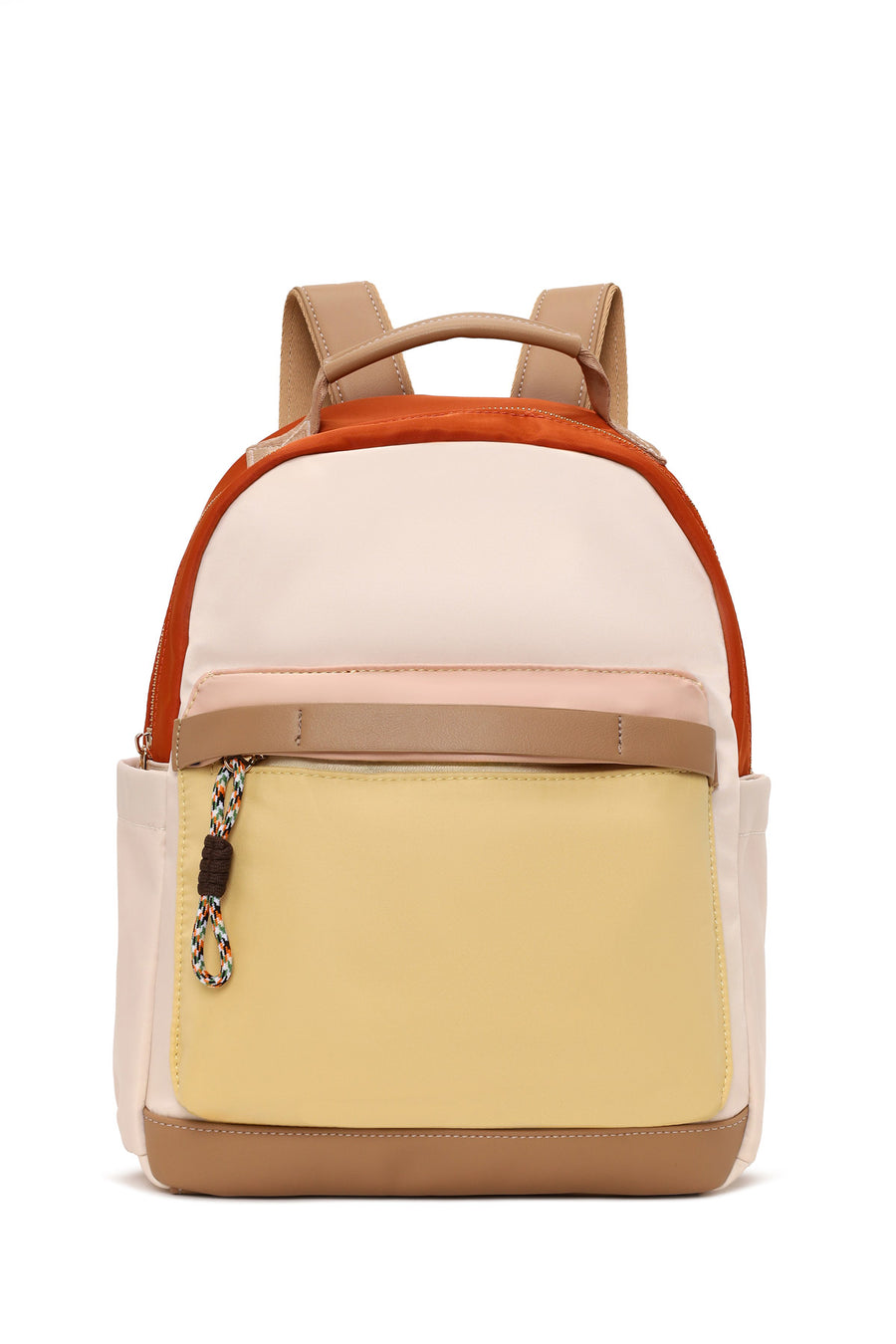 Woman Yellow Fabric Backpack 26PBD25506F | Derimod