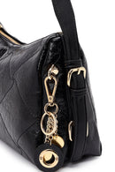 Women's Black Long Strap Charm Shoulder Bag | Derimod