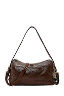 Women's Brown Long Strap Charm Shoulder Bag | Derimod