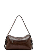 Women's Brown Long Strap Charm Shoulder Bag | Derimod
