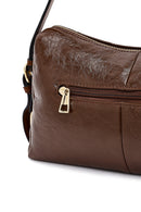 Women's Brown Long Strap Charm Shoulder Bag | Derimod