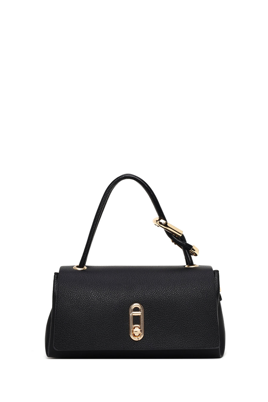 Woman Black Long Strap Shoulder Bag