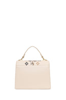 Woman Cream Long Strap Printed Shoulder Bag | Derimod