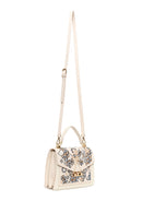 Woman Cream Long Strap Printed Shoulder Bag | Derimod