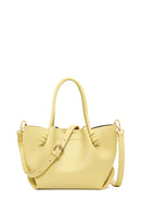 Woman Yellow Long Strap Mini Shoulder Bag | Derimod