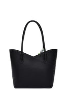 Woman Black Shoulder Bag with Accessory Details | Derimod