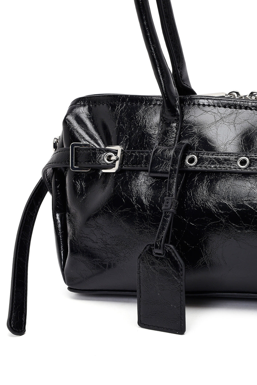 Women's Black Accessory Shoulder Bag