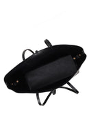 Woman Black Accessory-Detail Printed Shoulder Bag | Derimod