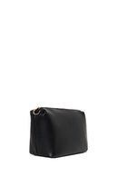 Woman Black Accessory-Detail Printed Shoulder Bag | Derimod