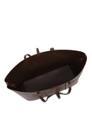 Women's Brown Printed Charm Shoulder Bag | Derimod