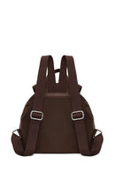 Woman Brown Fabric Backpack | Derimod