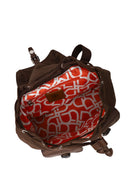 Woman Brown Fabric Backpack | Derimod