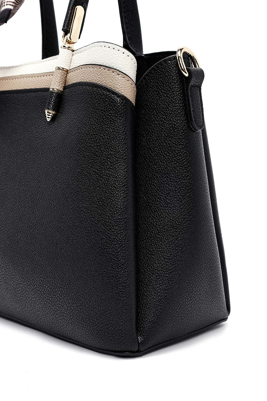 Women's Black Long Strap Accessory Handbag