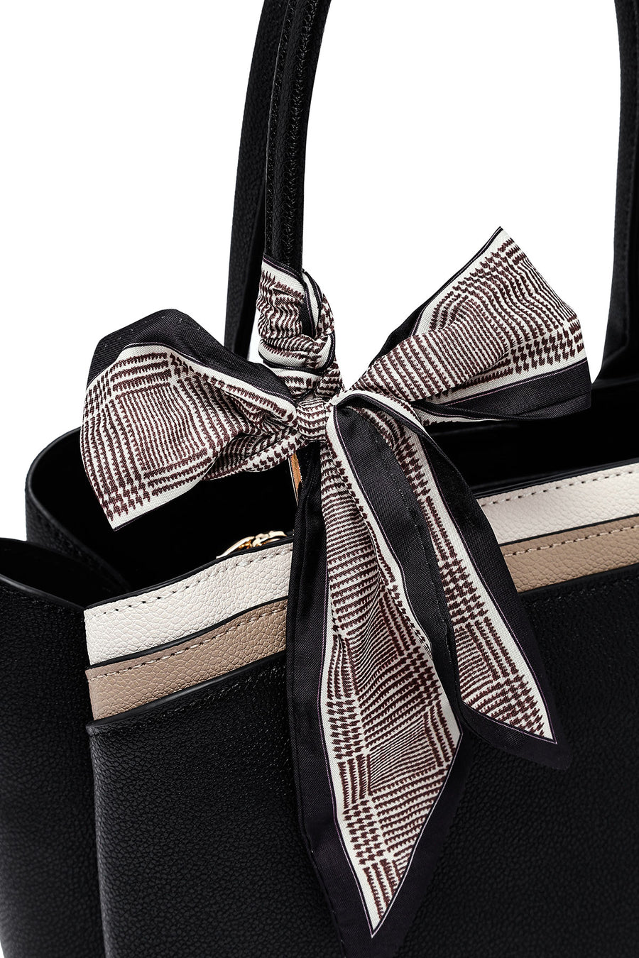 Women's Black Long Strap Accessory Handbag