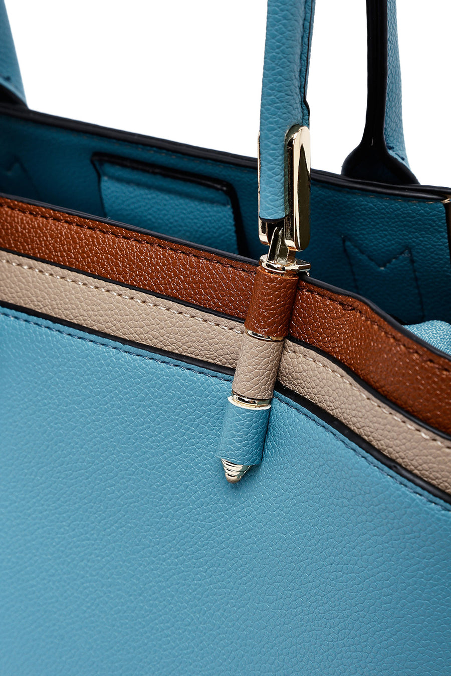 Women's Blue Long Strap Accessory Handbag
