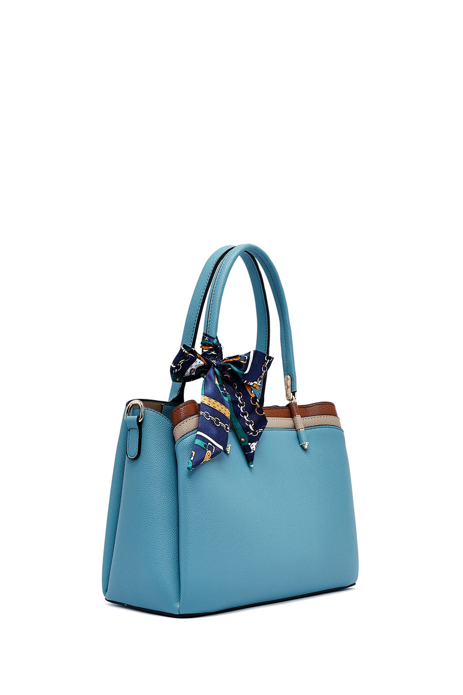 Women's Blue Long Strap Accessory Handbag