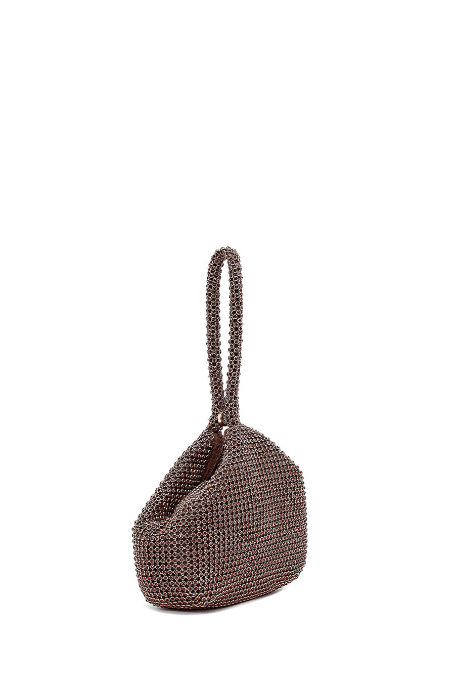 Kadın Bronz Taşlı Mini Abiye Çanta