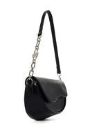 Woman Black Chain-Detail Shoulder Bag | Derimod