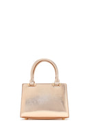 Women's Beige Long Chain Strap Embellished Mini Evening Bag | Derimod