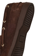 Woman Brown Lace-Up Suede Casual Shoes | Derimod