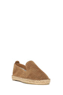 Woman Mink Patterned Suede Leather Espadrille | Derimod