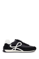 Women's Black Lace-Up Leather Sneaker | Derimod