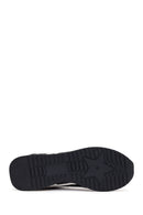 Women's Black Lace-Up Leather Sneaker | Derimod