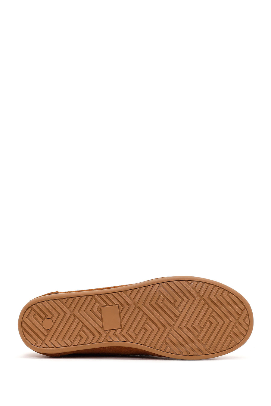 Women's Tan Tassel Suede Leather Loafer