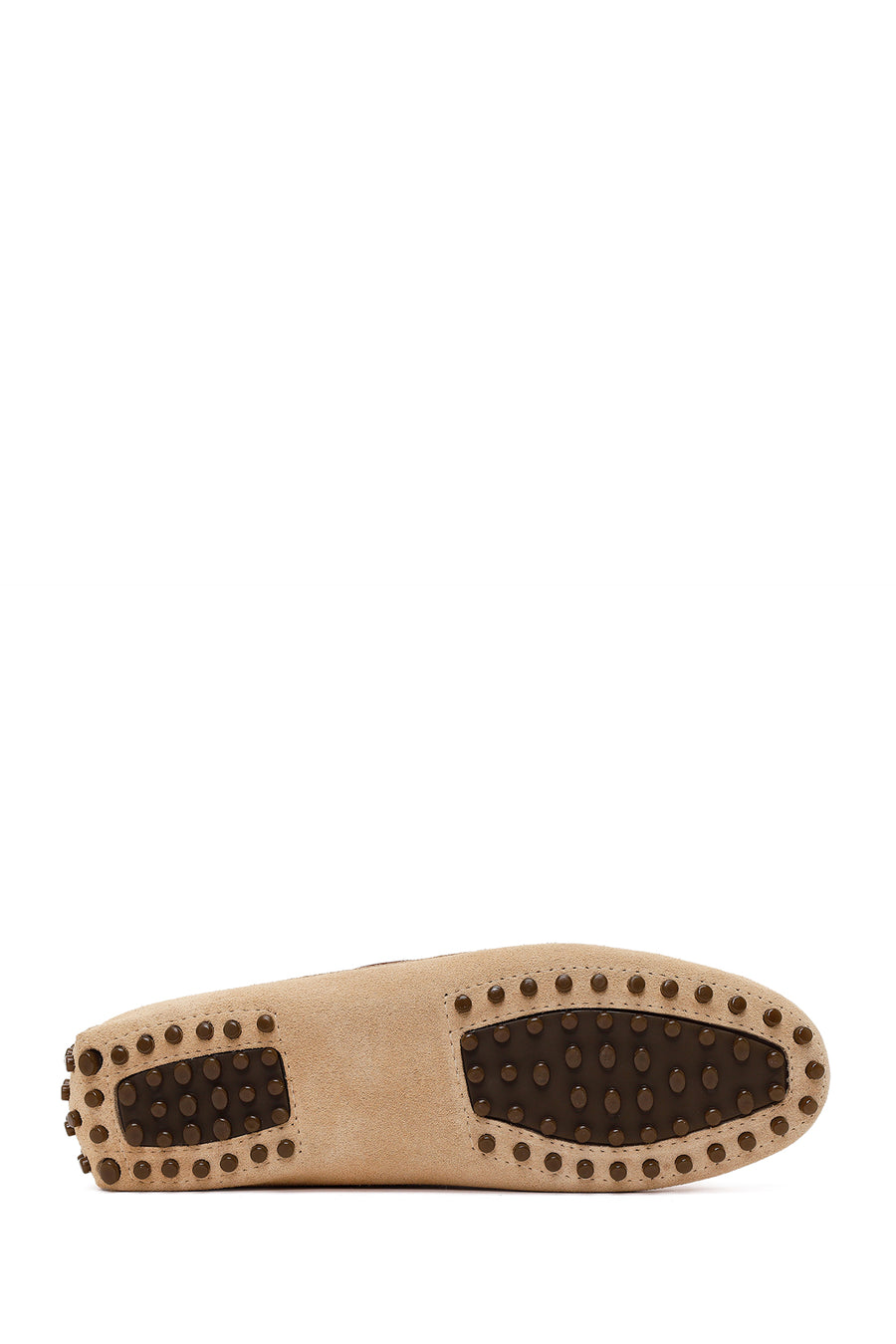 Woman Beige Suede Loafer