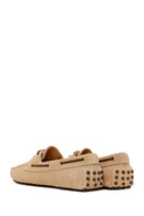 Woman Beige Suede Loafer | Derimod
