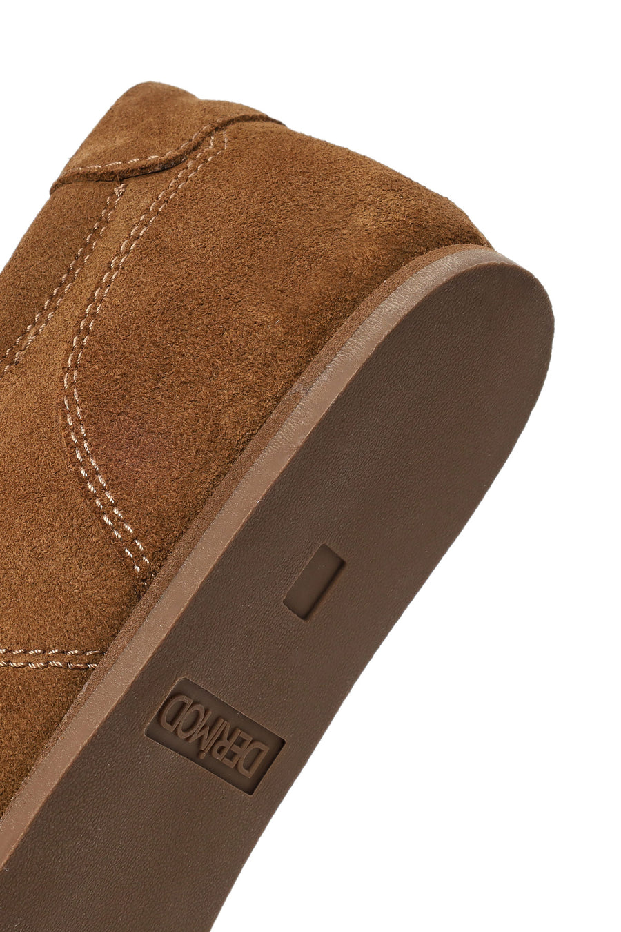 Woman Tan Lace-Up Suede Leather Sneakers