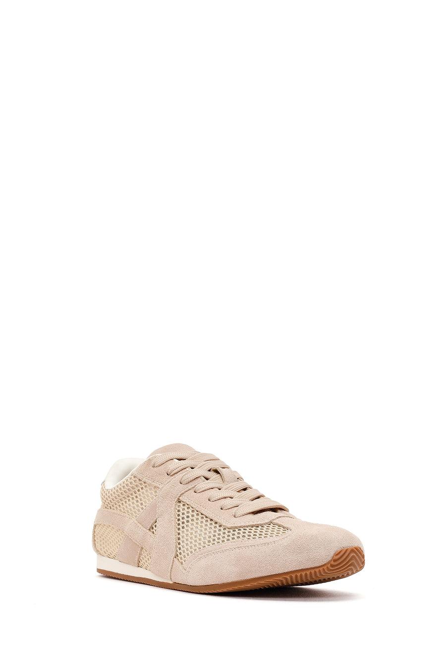 Women's Mink Lace-Up Suede Leather Sneakers