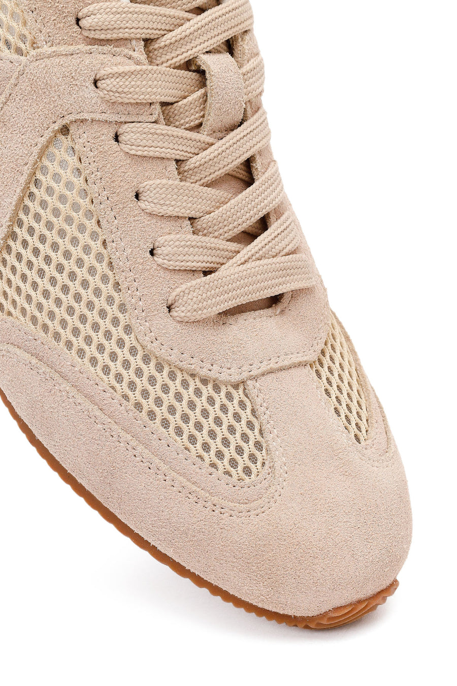 Women's Mink Lace-Up Suede Leather Sneakers