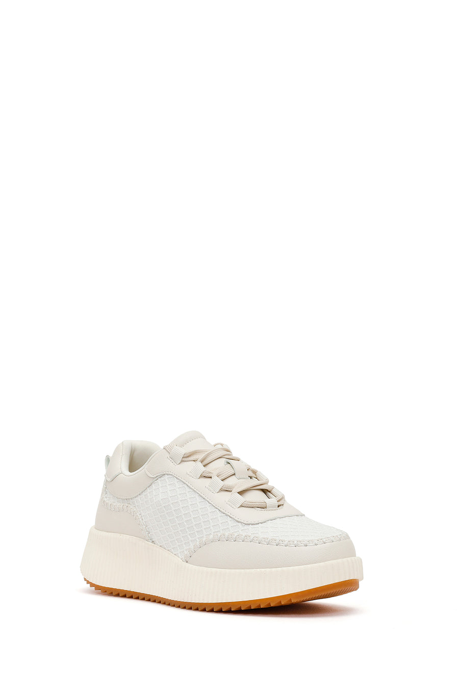 Kadın Beyaz Kalın Tabanlı Sneaker