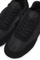 Kadın Siyah Bağcıklı Deri Sneaker | Derimod