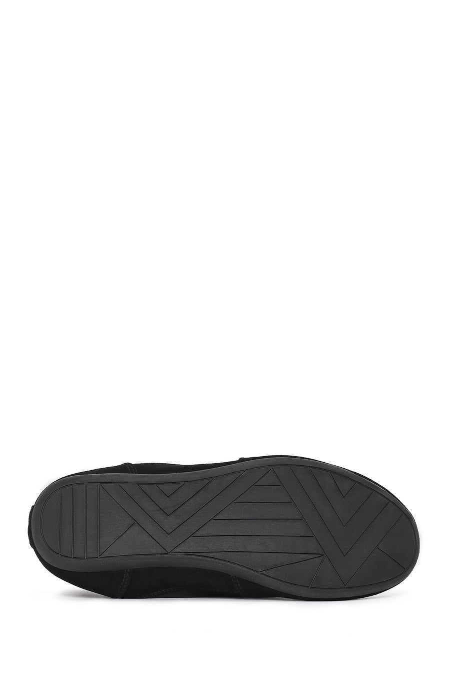 Kadın Siyah Bağcıklı Deri Sneaker