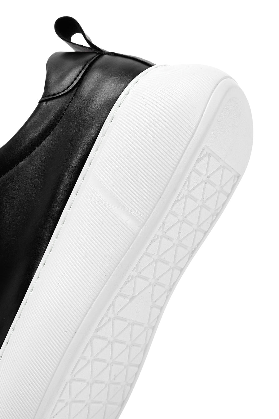 Kadın Siyah Bağcıklı Kalın Tabanlı Sneaker
