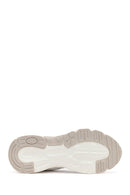 Women's White Lace-Up Thick Soled Sneaker | Derimod