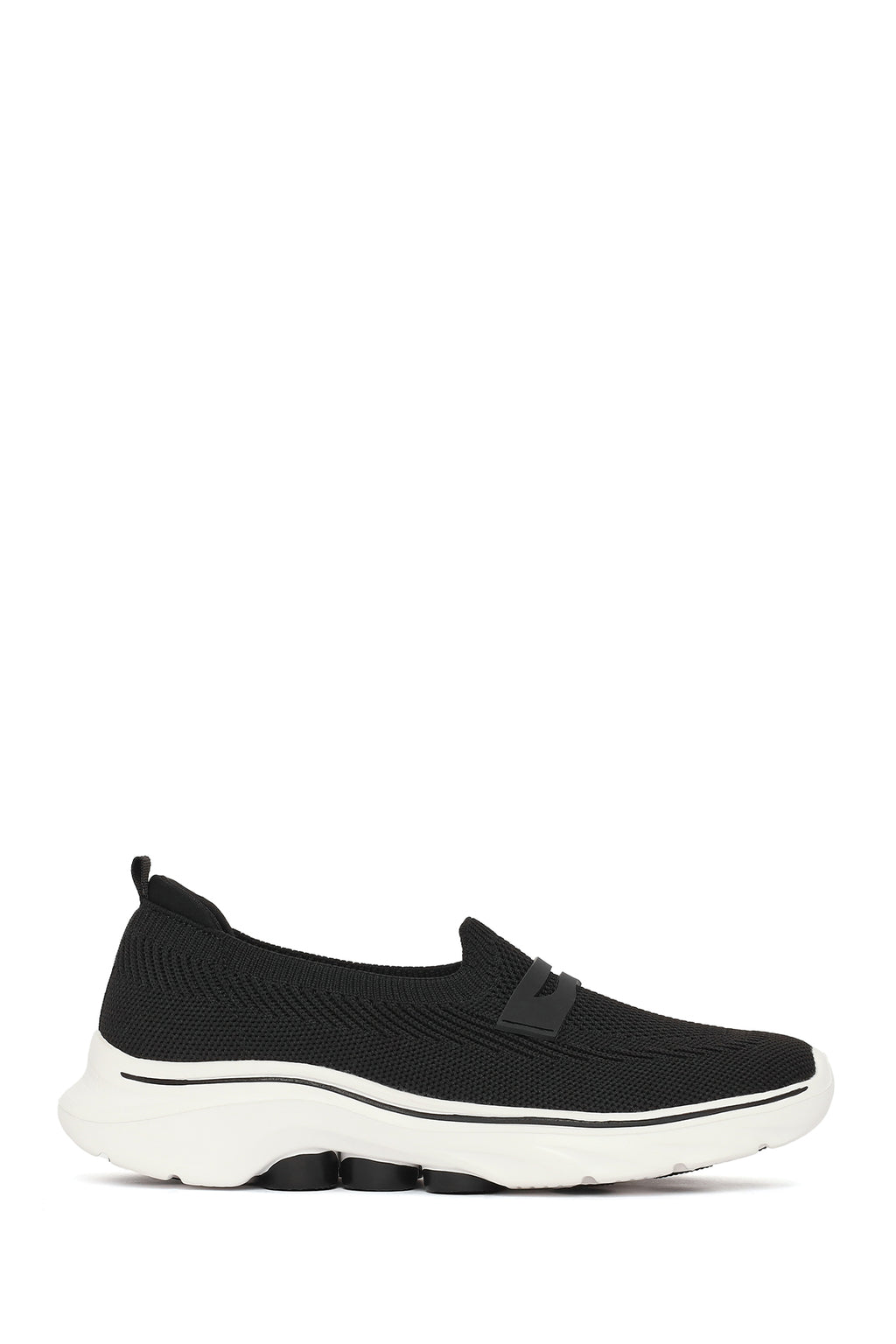 Derimod Zero Kadın Siyah Kumaş Loafer