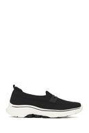 Derimod Zero Women's Black Fabric Loafers | Derimod