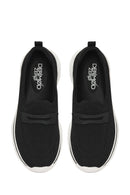 Derimod Zero Women's Black Fabric Loafers | Derimod