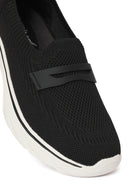 Derimod Zero Women's Black Fabric Loafers | Derimod