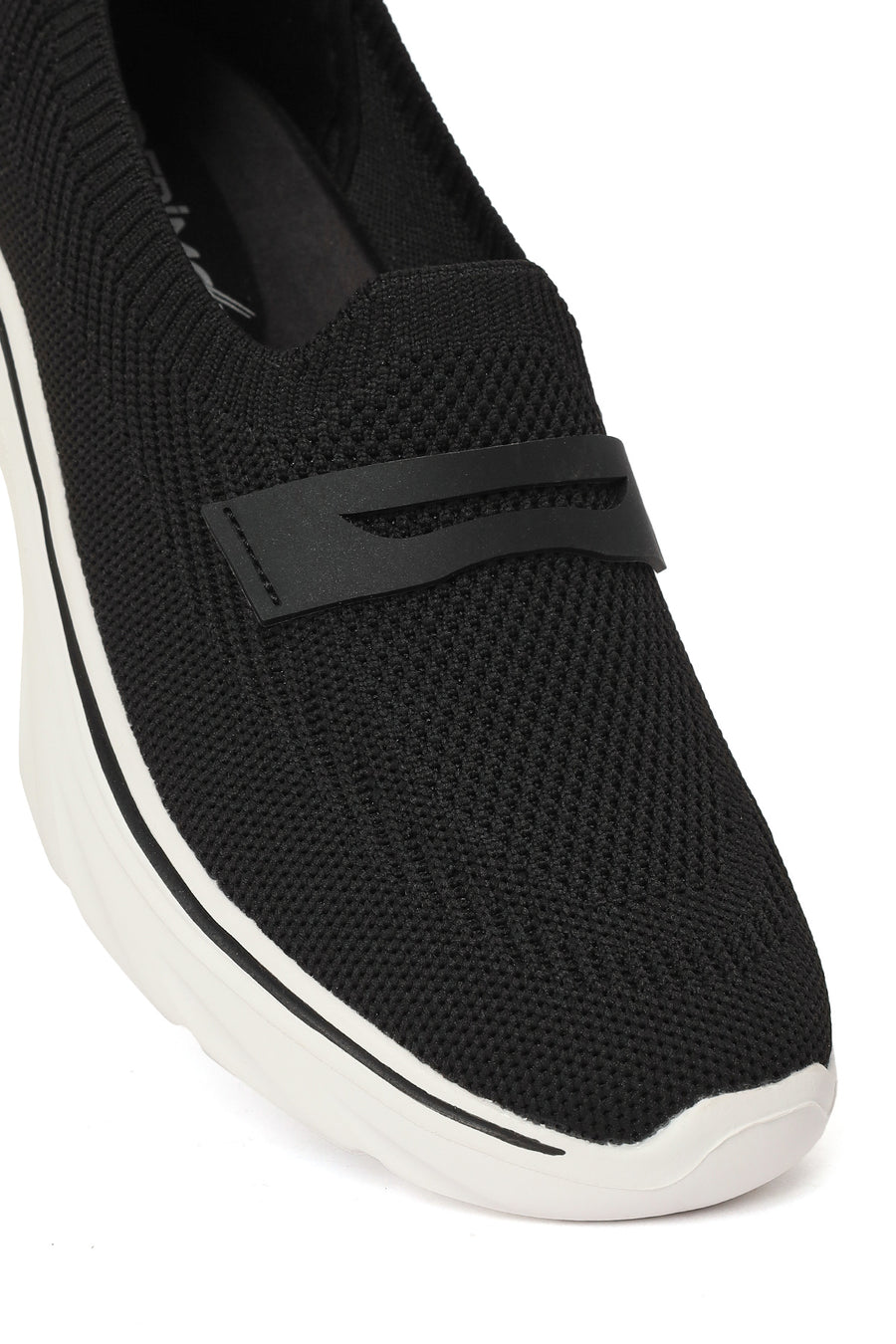 Derimod Zero Women's Black Fabric Loafers