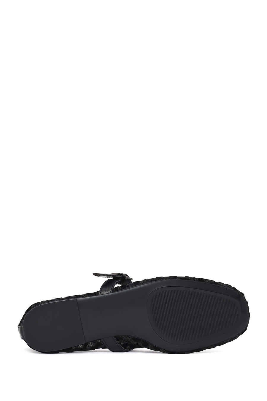 Woman Black Leopard Patterned Fabric Ballerine flats