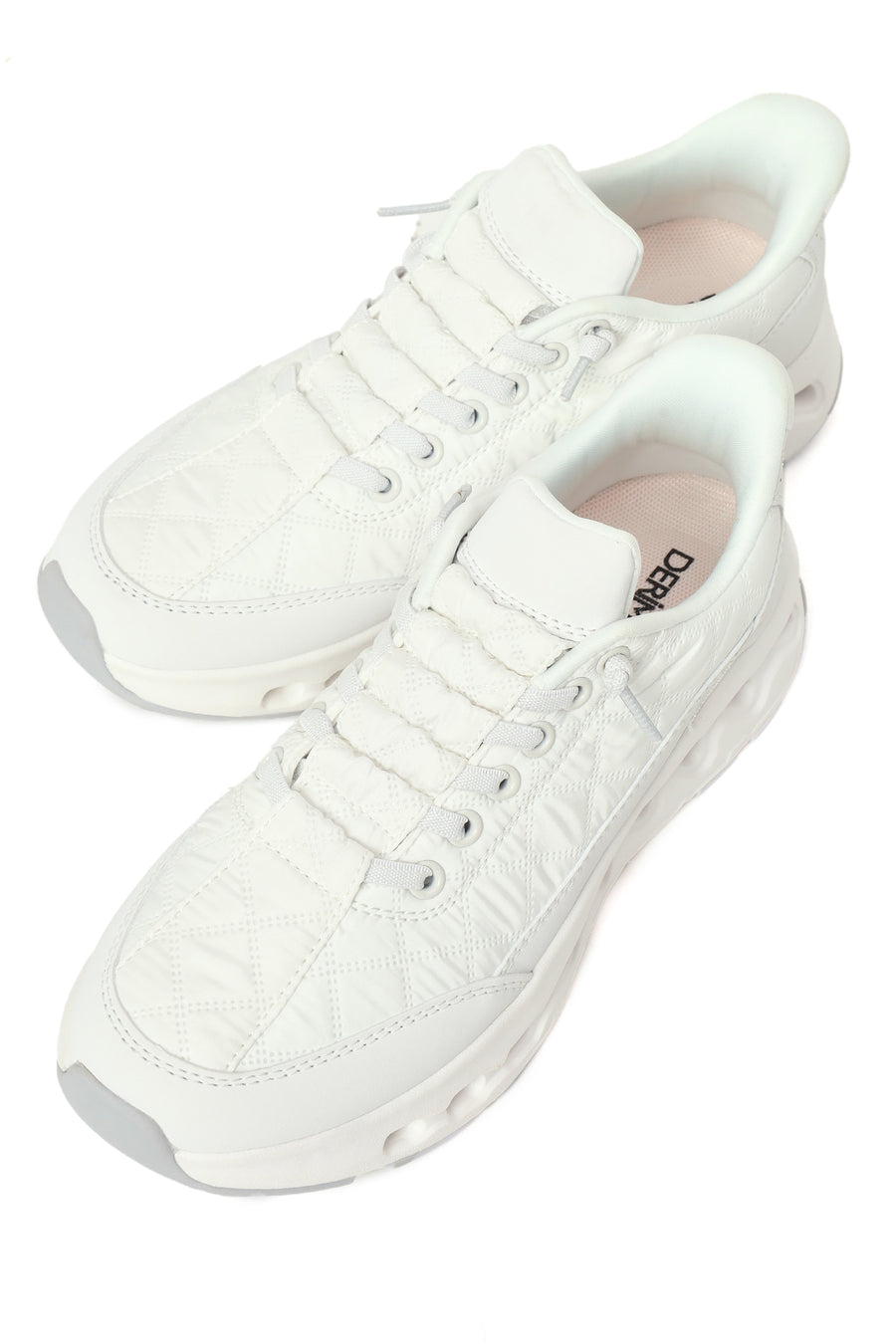 Kadın Beyaz Bağcıklı Kalın Tabanlı Sneaker