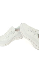 Kadın Beyaz Bağcıklı Kalın Tabanlı Sneaker | Derimod