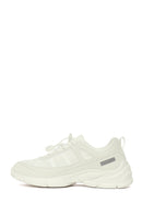 Kadın Beyaz Bağcıklı Kalın Tabanlı Sneaker | Derimod