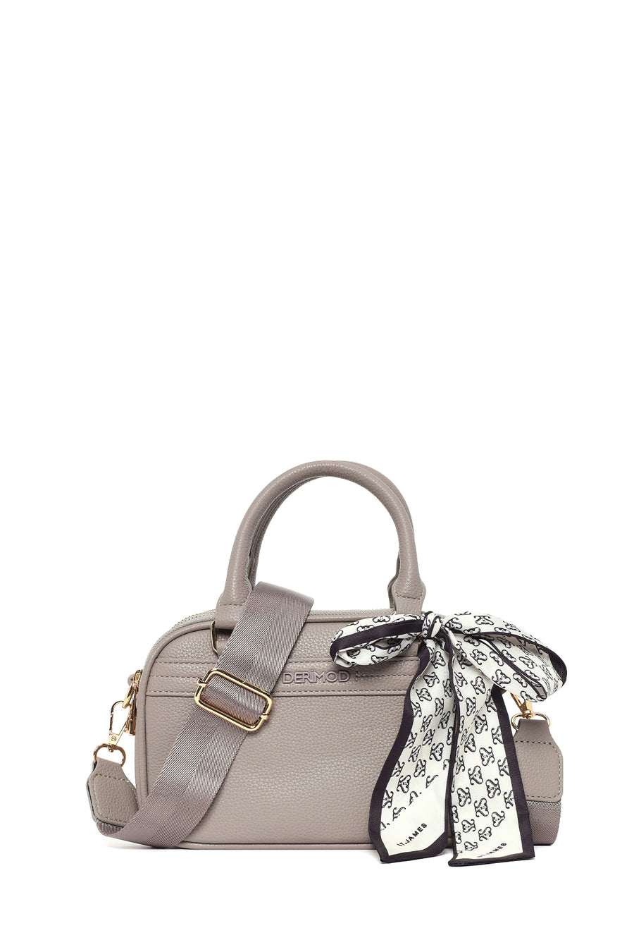 Woman Dark Grey Long-Strap Accessorized Shoulder Bag 26SBD2150FT | Derimod
