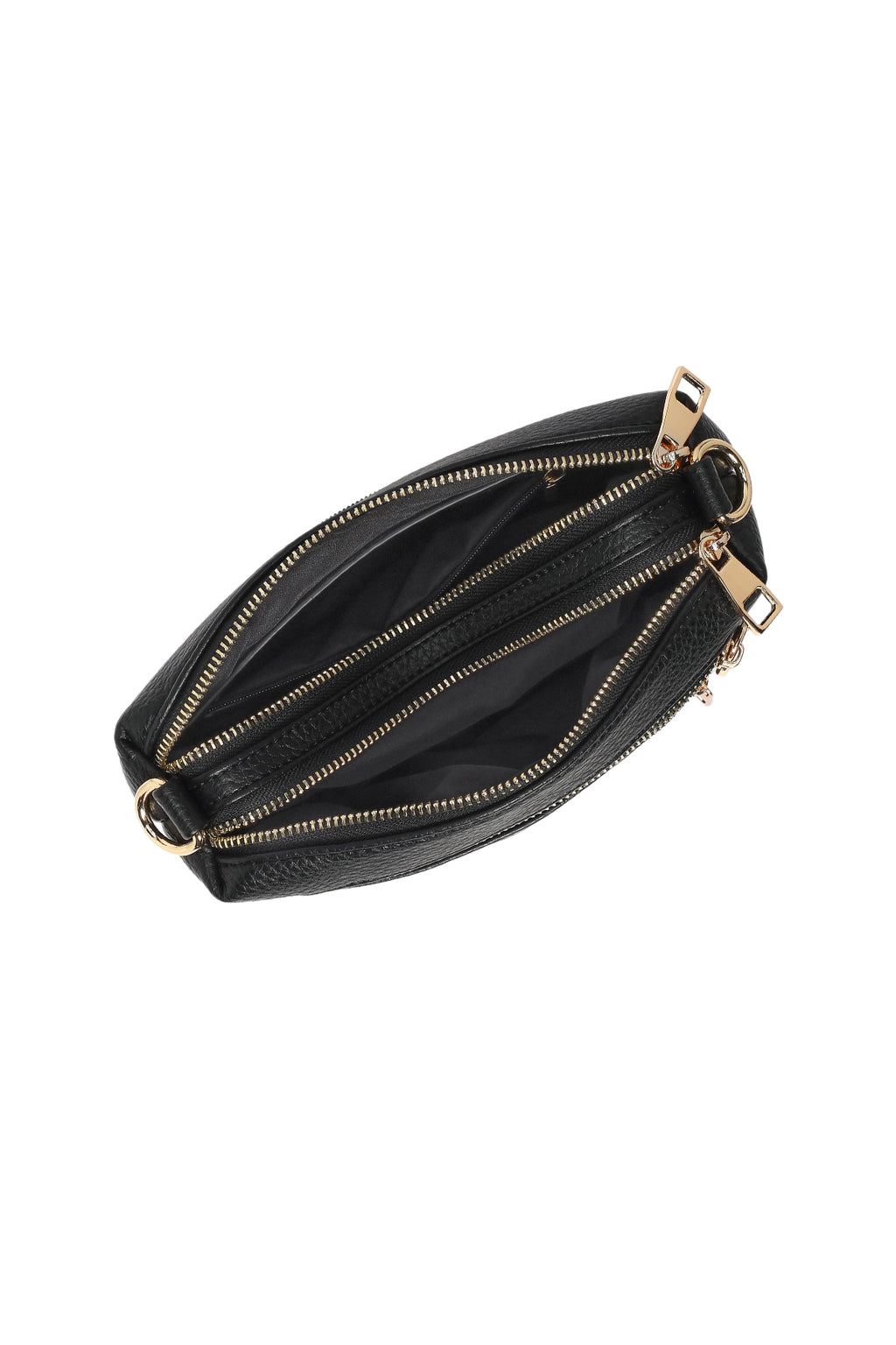 Kadın Siyah Uzun Askılı Çapraz Çanta