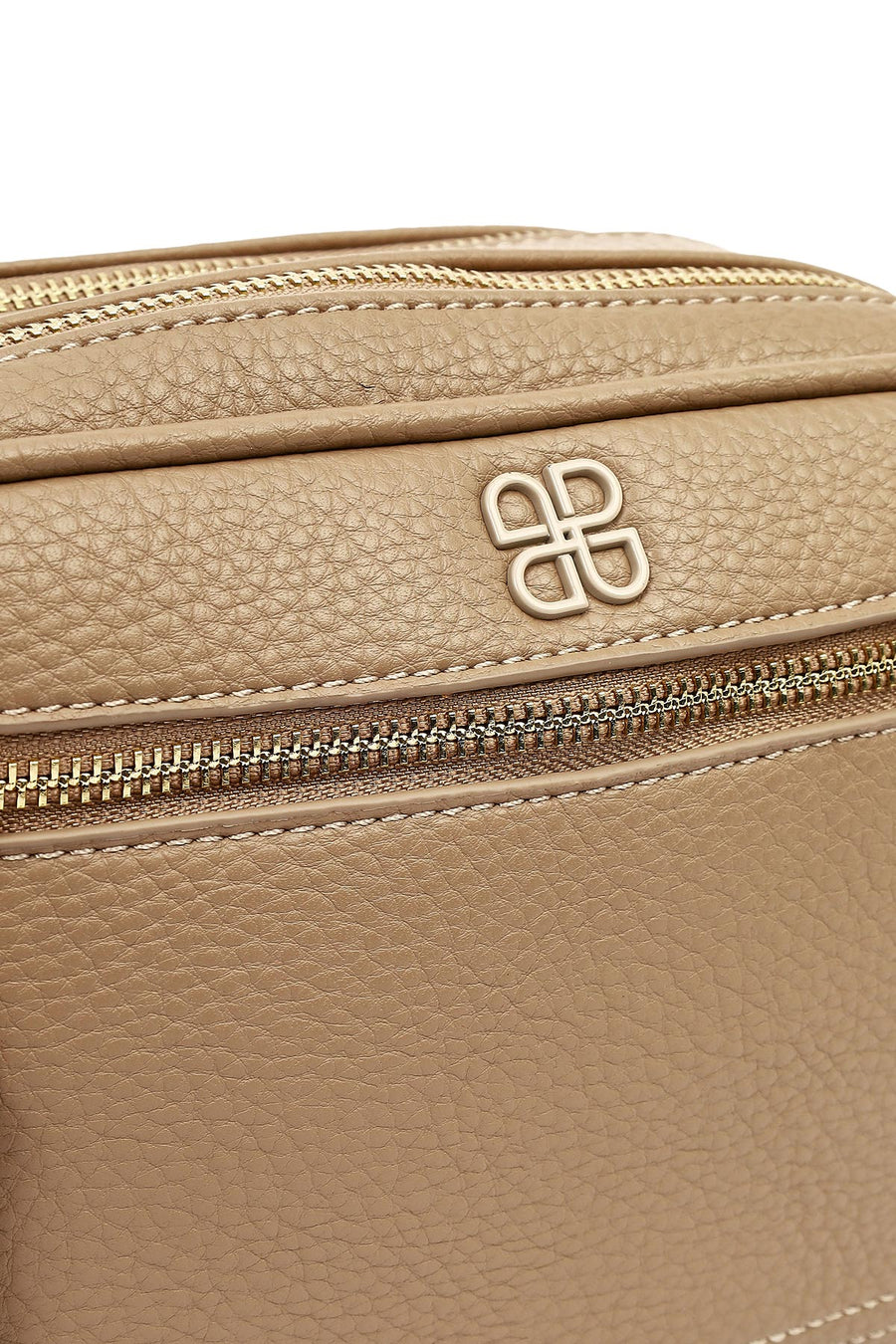 Women's Beige Patterned Crossbody Bag